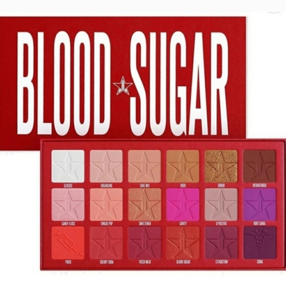 Jeffree Star Blood Sugar Eyeshadow Palette.